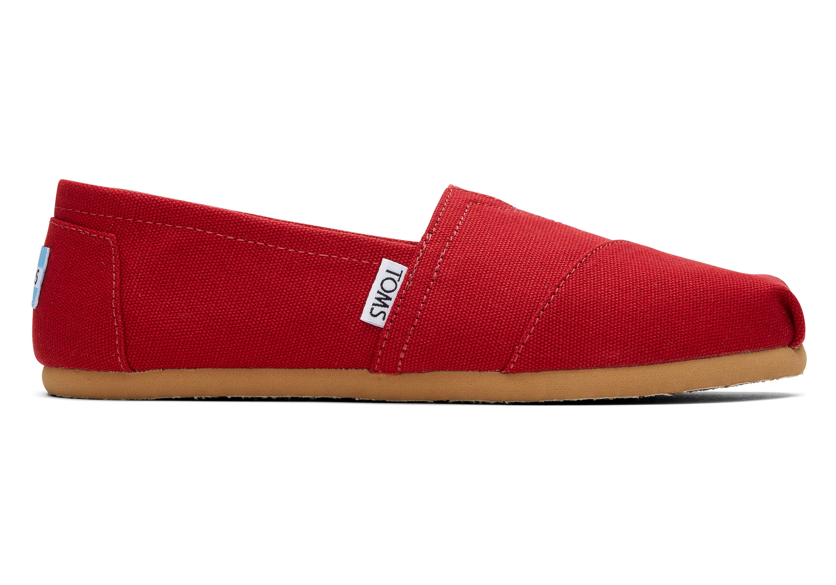 red slip on shoes womens