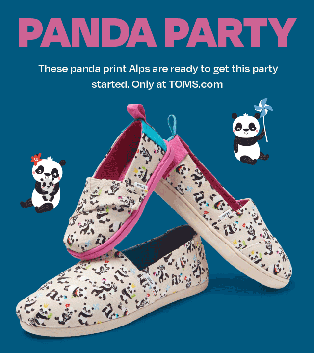 Panda Party Print Alps
