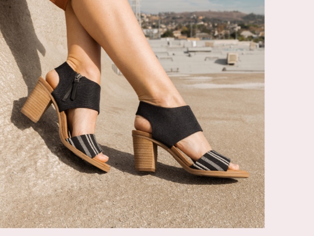 Women's Black Majorca Cutout Sandals